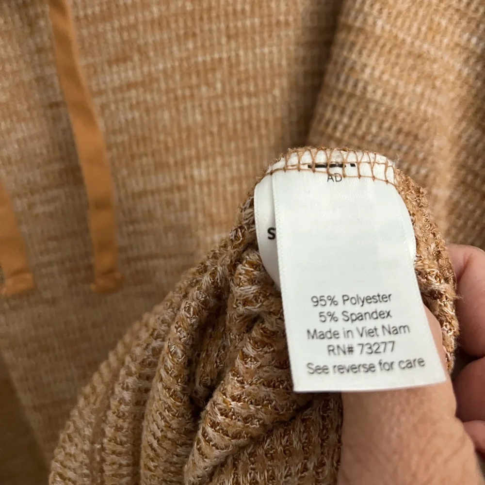 Sonoma Women's Tan Cowl Neck Sweater